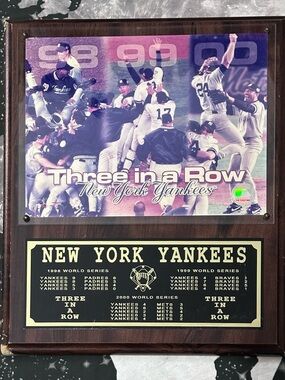 New York Yankees World Series Plaque